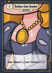 Golden Coin Amulet (025)